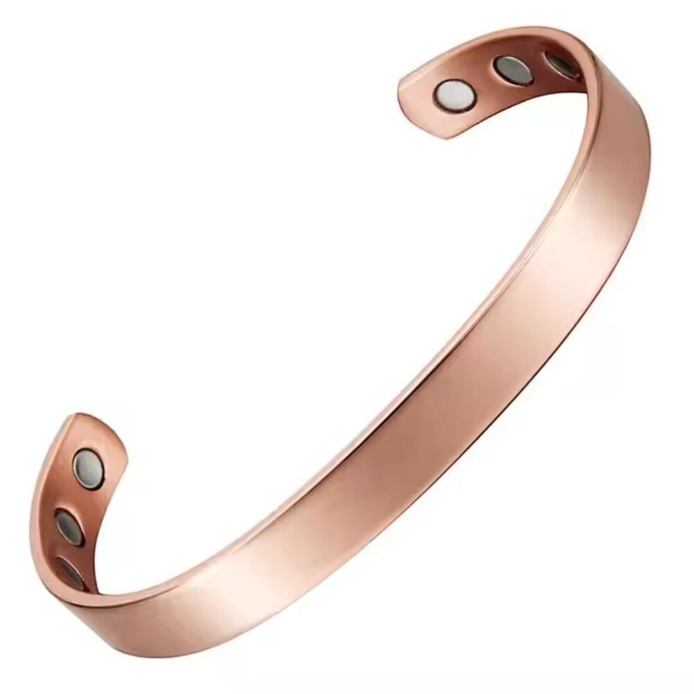 Pure Copper Magnetic Bracelet Energy Cuff Bangle